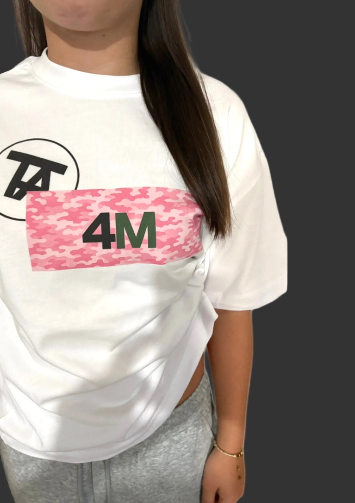 4M Raw Tee - Pink Camo